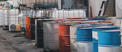 Barrel of solvents