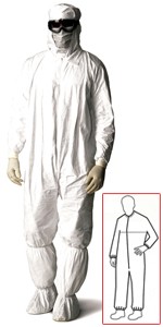 Sterile Coveralls with Dolman Sleeves